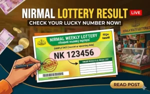 nirmal lottery result at 91 Club featured image